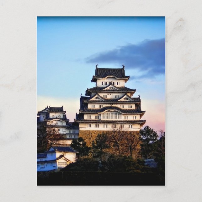 Postal Castillo de Himeji al amanecer (Anverso)