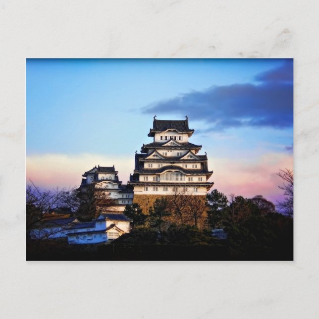 Postal Castillo de Himeji al amanecer (Anverso)