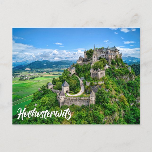 Postal Castillo de Hochosterwitz, Austria (Anverso)