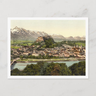 Postal Castillo de Hohensalzburg, Salzburgo, Austria