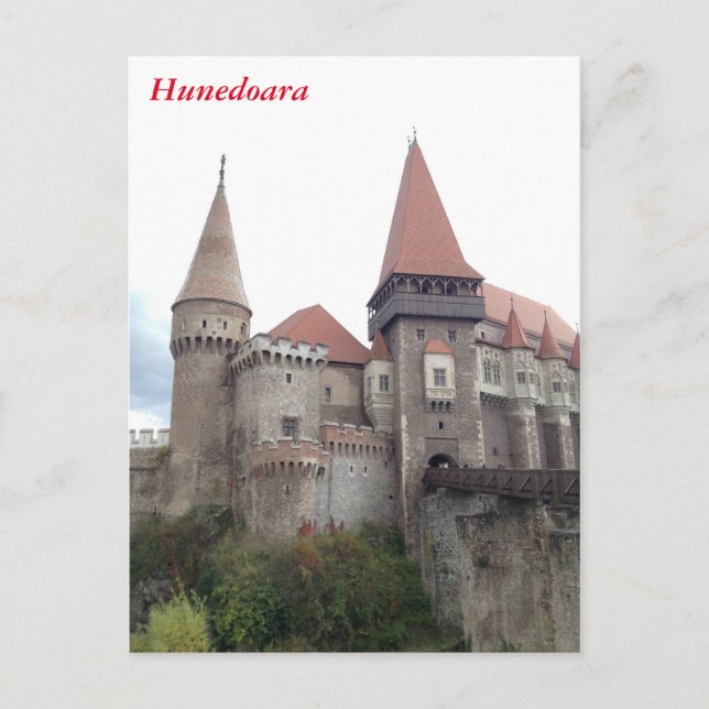 Postal Castillo de Hunedoara (Anverso)