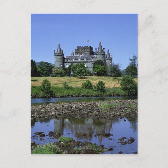 Postal Castillo de Inverary, Strathclyde, Escocia (Anverso)