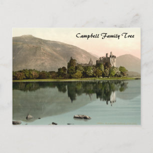 Postal Castillo de Kilchurn, Argyll y Bute, Escocia