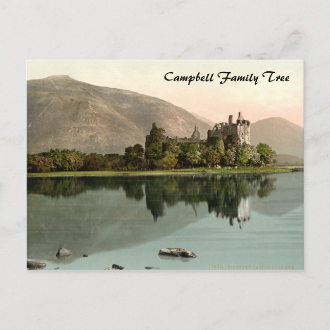 Postal Castillo de Kilchurn, Argyll y Bute, Escocia (Anverso)
