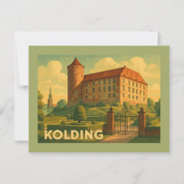 Postal Castillo de Kolding, Dinamarca