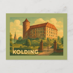 Postal Castillo de Kolding, Dinamarca