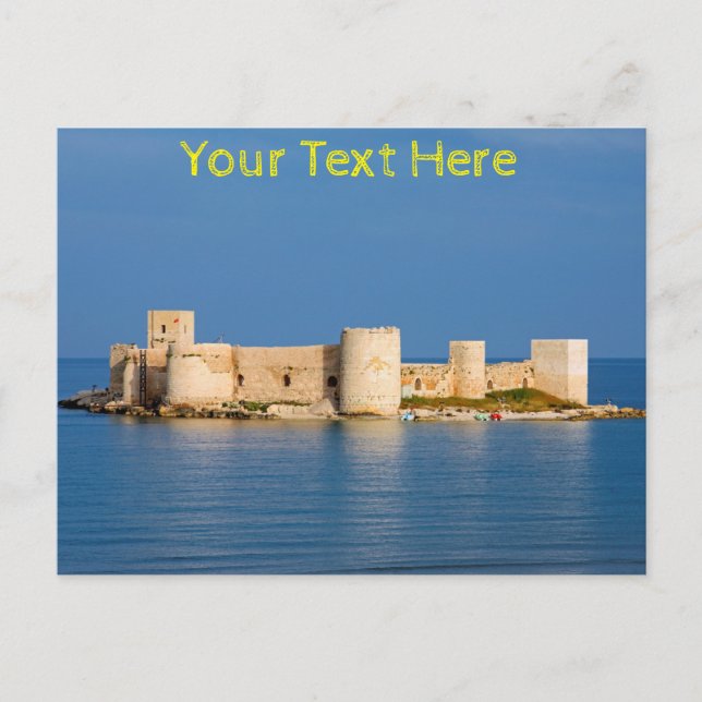Postal Castillo de la Doncella, Turquía (Anverso)