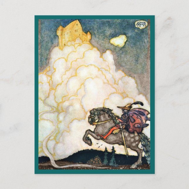 Postal Castillo de las nubes Rosy (Anverso)