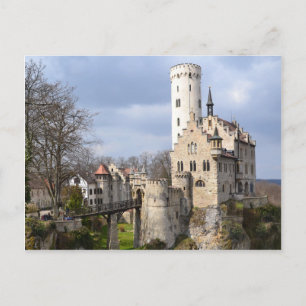 Postal Castillo de Lichtenstein Alemania