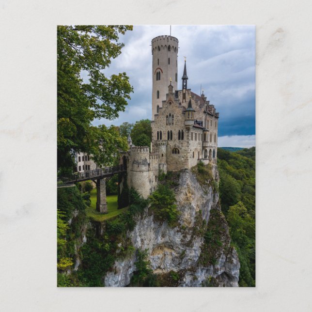 Postal Castillo de Lichtenstein - Baden-wurttemberg - Ale (Anverso)