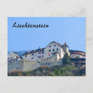 Postal Castillo de Liechtenstein en Vaduz