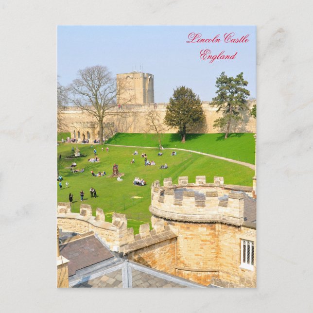 Postal Castillo de Lincon (Anverso)
