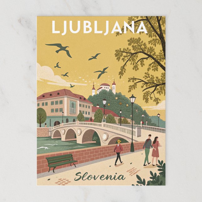 Postal Castillo de Ljubljana (Subido por el creador)