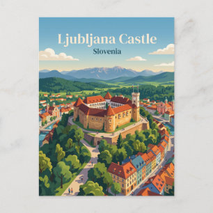 Postal Castillo de Ljubljana Eslovenia