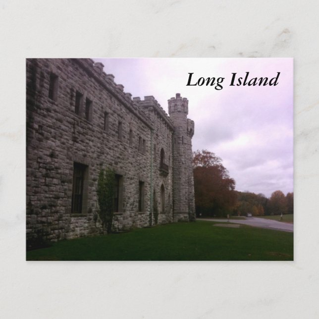 Postal Castillo de Long Island (Anverso)