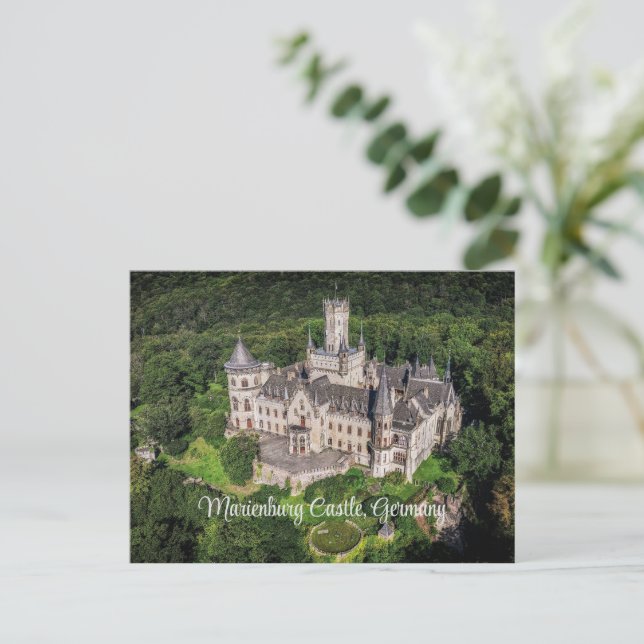 Postal Castillo de Marienburg, Alemania (Anverso de pie)
