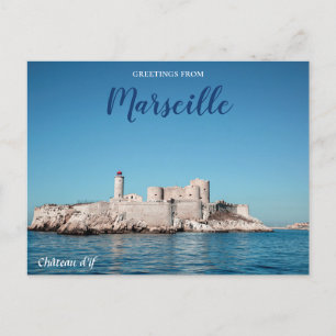 Postal Castillo de Marseille France Postcard