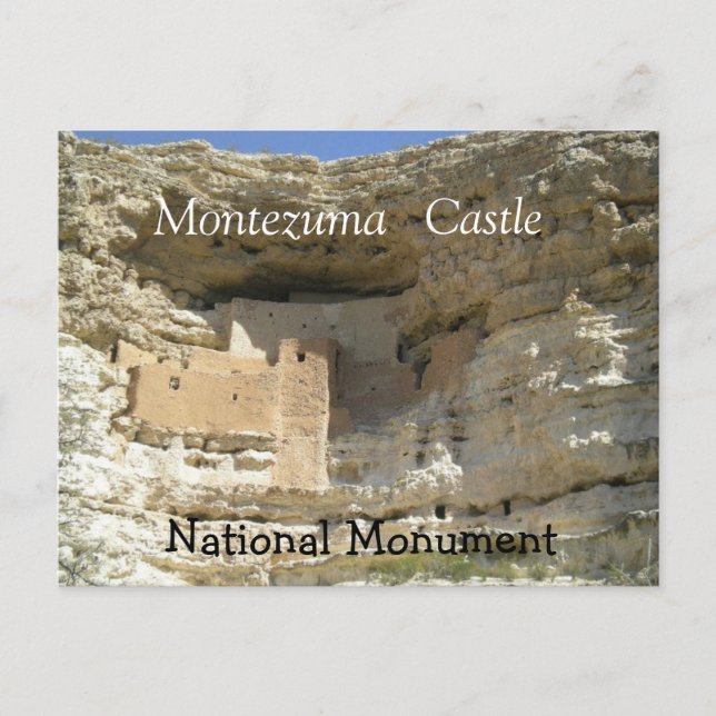 Postal Castillo de Montezuma (Anverso)