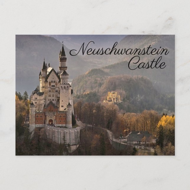 Postal Castillo de Neuschwanstein (Anverso)