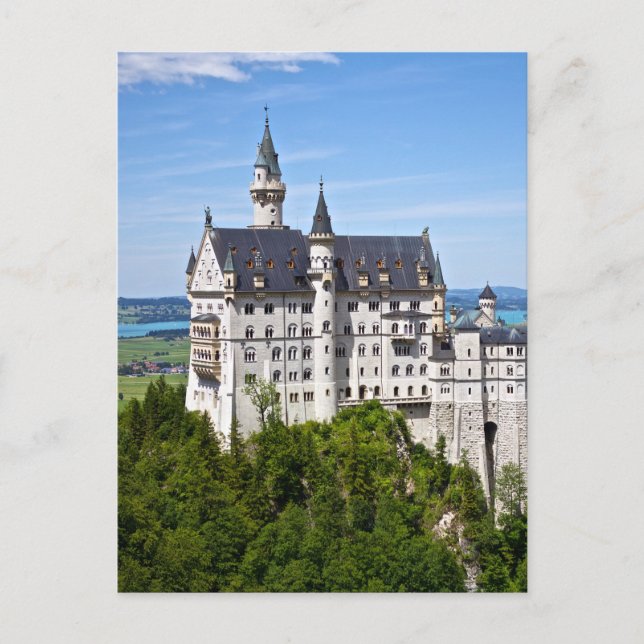 Postal Castillo de Neuschwanstein (Anverso)