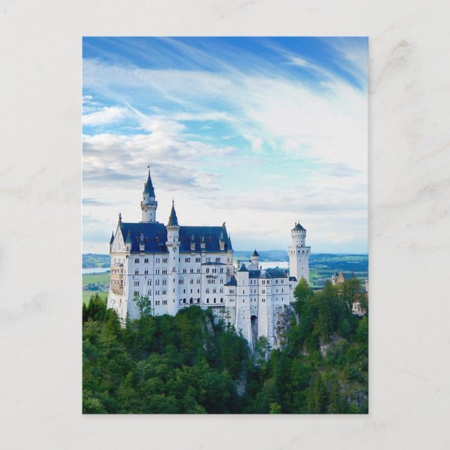 Postal Castillo de Neuschwanstein (Anverso)