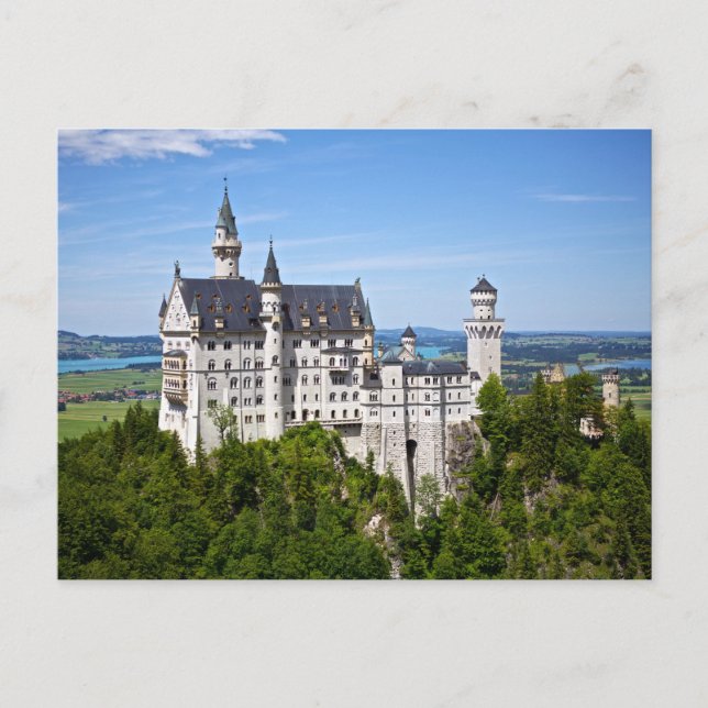 Postal Castillo de Neuschwanstein (Anverso)