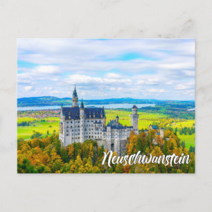 Postal Castillo de Neuschwanstein, Alemania
