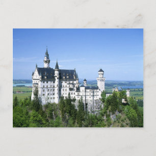 Postal Castillo de Neuschwanstein Bavaria