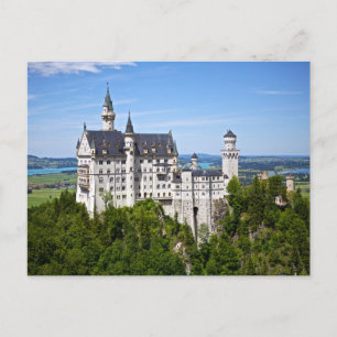 Postal Castillo de Neuschwanstein en Alemania Foto