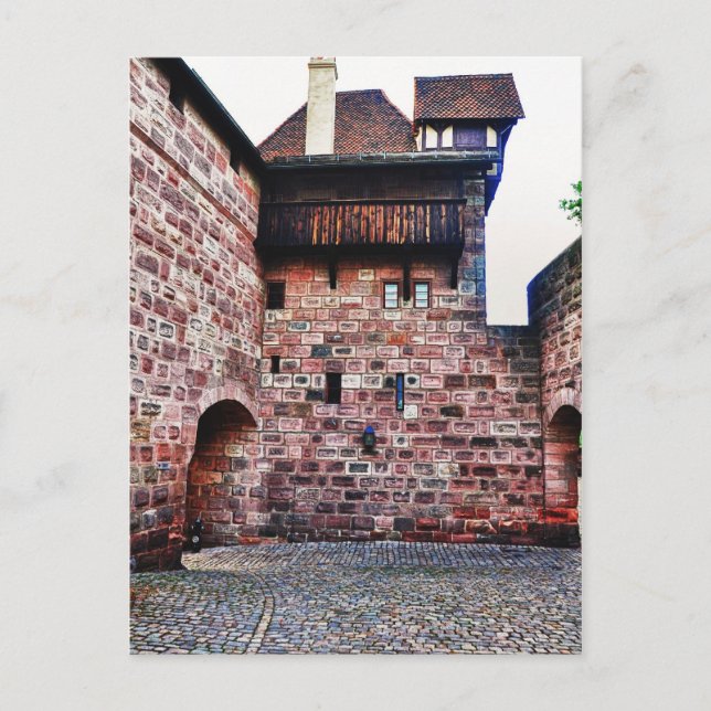 Postal Castillo de Nuremberg (Anverso)