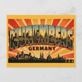 Postal Castillo de Nuremberg Alemania