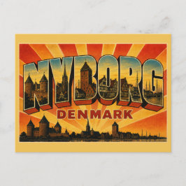Postal Castillo de Nyborg Dinamarca