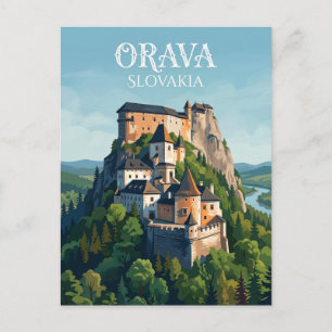Postal Castillo de Orava Eslovaquia