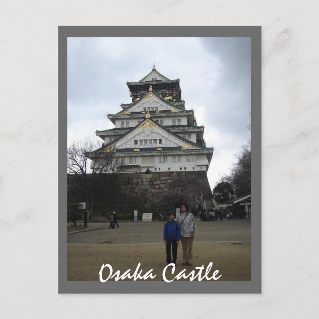 Postal Castillo de Osaka (Anverso)