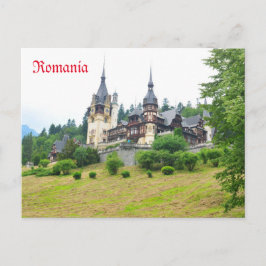 Postal Castillo de Peles en Sinaia, Rumania