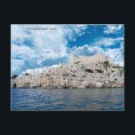 Postal Castillo de Peniscola<br><div class="desc">El Castillo de Peniscola es un castillo de Peniscola,  Castellón,  Comunidad Valenciana,  España. El castillo ha sido restaurado y está abierto al público. El castillo está situado en una torre con vistas al mar Mediterráneo,  a una altitud de 64 metros sobre el nivel medio del mar.</div>