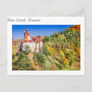 Postal Castillo de Postcard Bran Rumanía