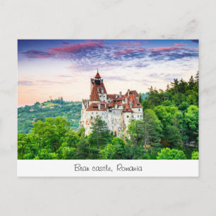 Postal Castillo de Postcard Bran Rumanía