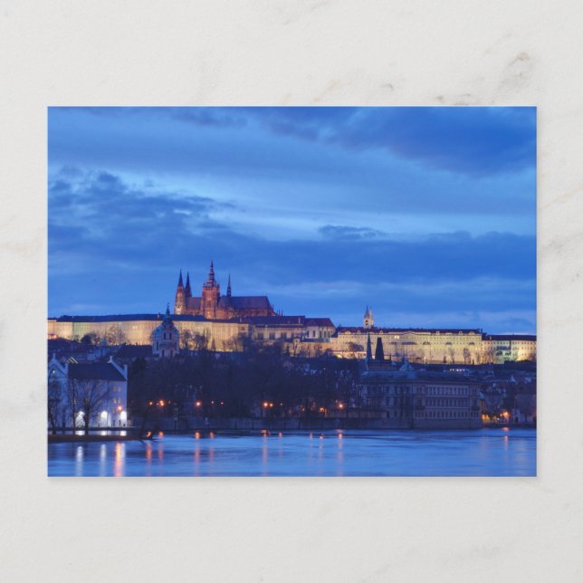 Postal Castillo de Praga (Anverso)