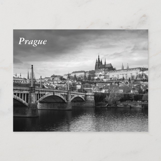 Postal Castillo de Praga (Anverso)
