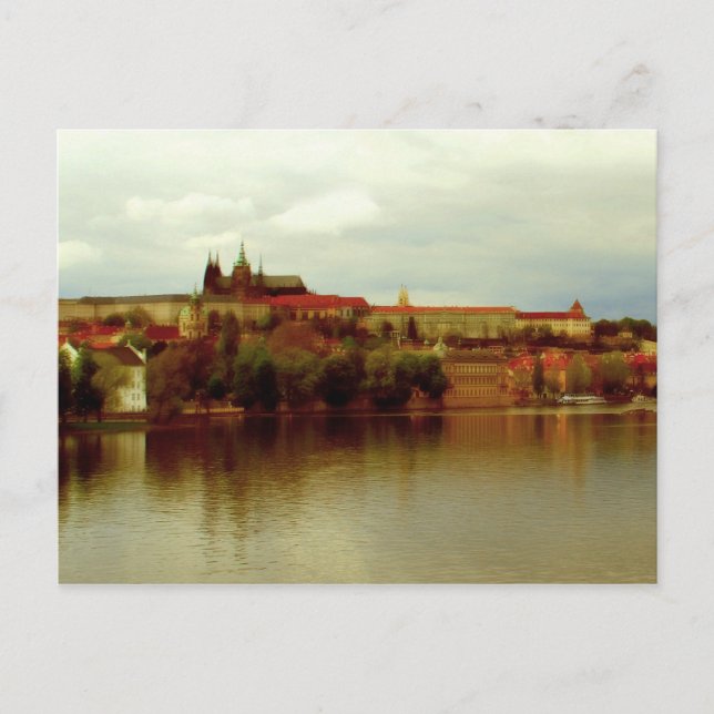 Postal Castillo de Praga (Anverso)