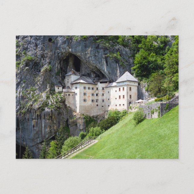 Postal Castillo de Predjama, Eslovenia (Anverso)