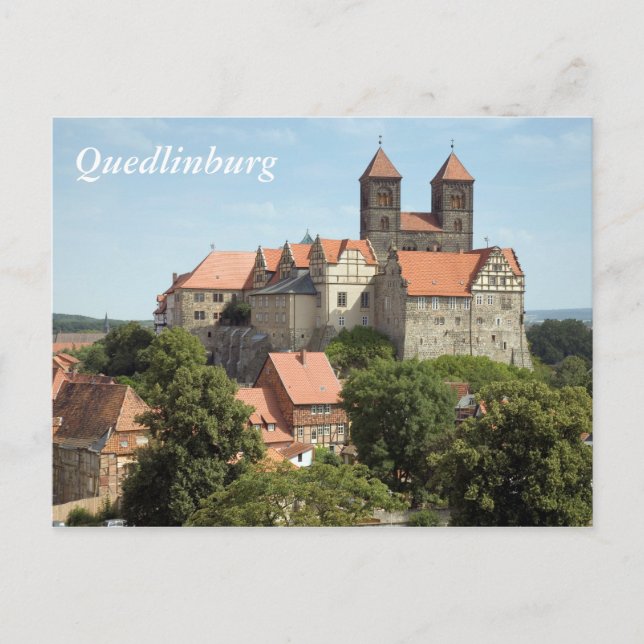 Postal Castillo de Quedlinburg (Anverso)