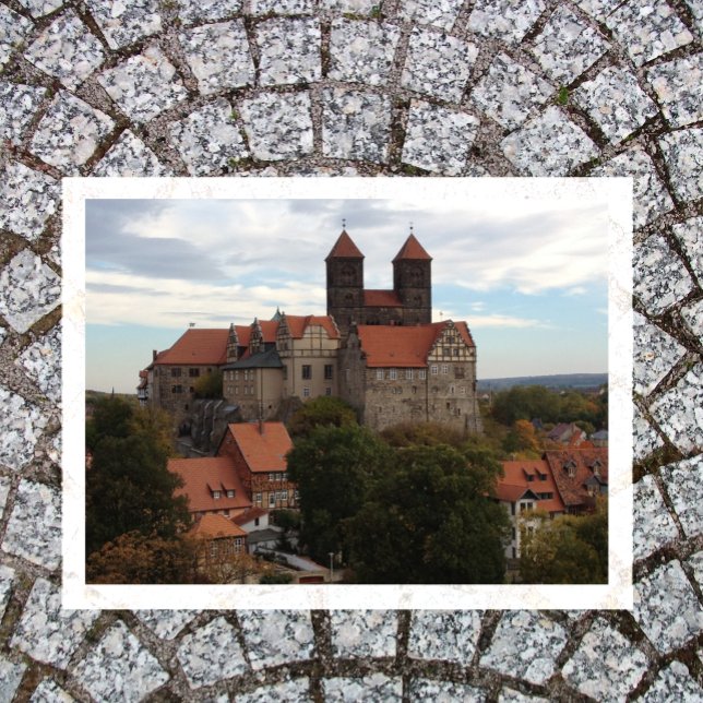 Postal Castillo de Quedlinburg, Harz, Alemania (Subido por el creador)