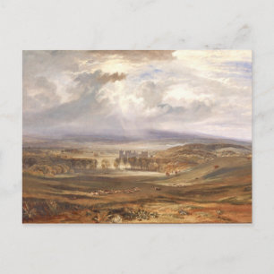 Postal Castillo de Raby, el asiento del Conde de Darlingt