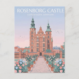 Postal Castillo de Rosenborg Tesoros Reales de Copenhague