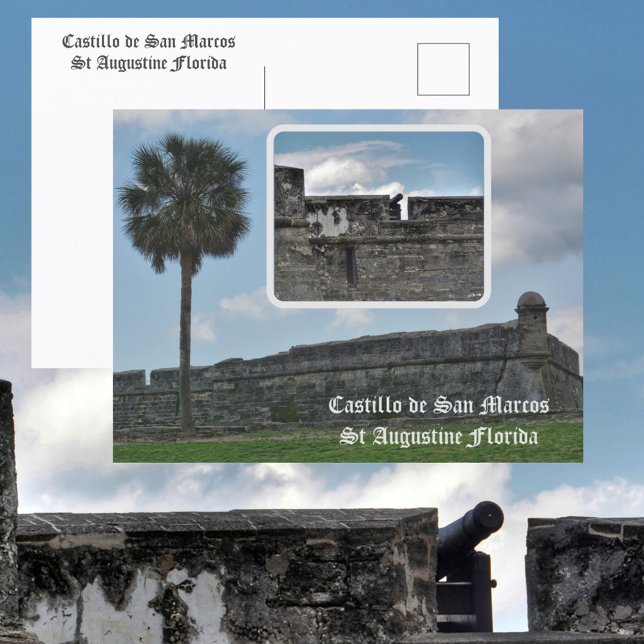 Postal Castillo de San Marco San Agustín Florida (Subido por el creador)