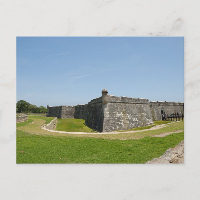 Postal Castillo de San Marcos (Anverso)
