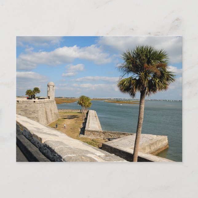 Postal Castillo de San Marcos (Anverso)