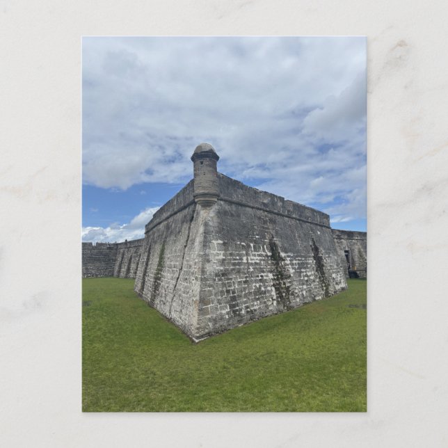 Postal Castillo de San Marcos (Anverso)